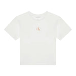 Calvin Klein T-Shirt tinta unita con Stampa Bianco per Bambino IG0IG02136 BIANCO CALVIN KLEIN 