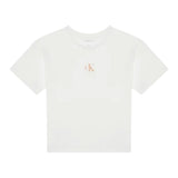 Calvin Klein T-Shirt tinta unita con Stampa Bianco per Bambino IG0IG02136 BIANCO CALVIN KLEIN 