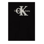 Calvin Klein Felpa Chiusa Girocollo tinta unita con Logo Nero per Bambina IG0IG02738 NERO CALVIN KLEIN 