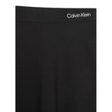 Calvin Klein Gonna tinta unita con Logo Nero per Bambina IG0IG02784 NERO CALVIN KLEIN 