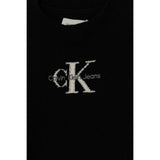 Calvin Klein Maglia Girocollo tinta unita con Logo Nero per Bambina IG0IG02830 NERO CALVIN KLEIN 