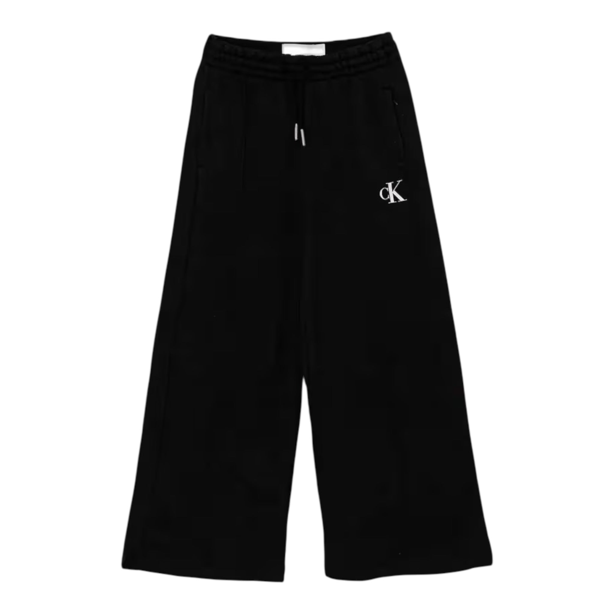 Calvin Klein Pantalone tinta unita Modello Palazzo Nero per Bambina IG0IG02875X NERO CALVIN KLEIN 
