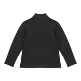 Calvin Klein Shirt tinta unita con Zip Nero per Bambina IG0IG02978 NERO CALVIN KLEIN 
