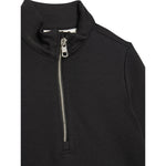 Calvin Klein Shirt tinta unita con Zip Nero per Bambina IG0IG02978 NERO CALVIN KLEIN 