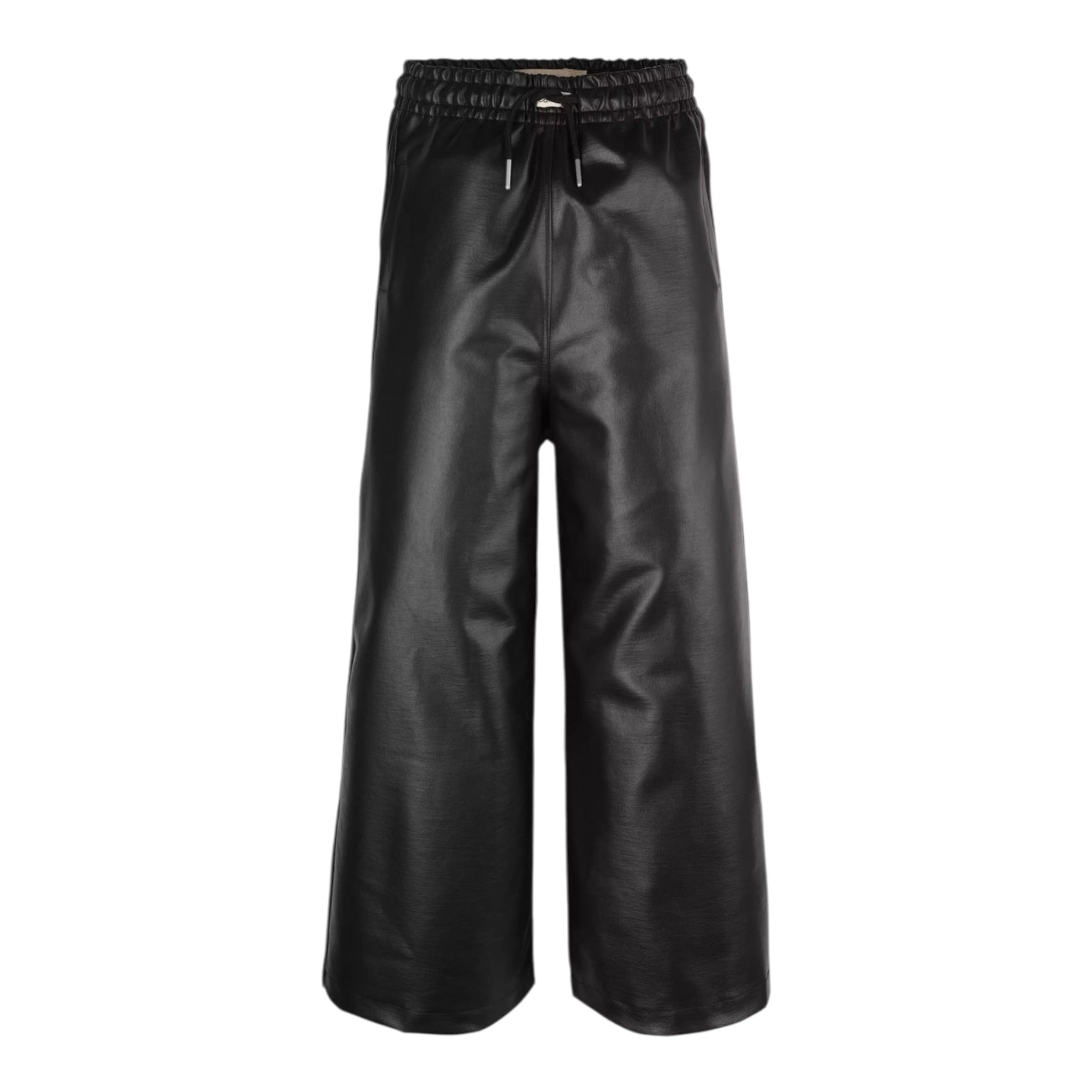 Calvin Klein Pantalone In Ecopelle tinta unita con Elastico In Vita Nero per Bambina IG0IG02983 NERO CALVIN KLEIN 