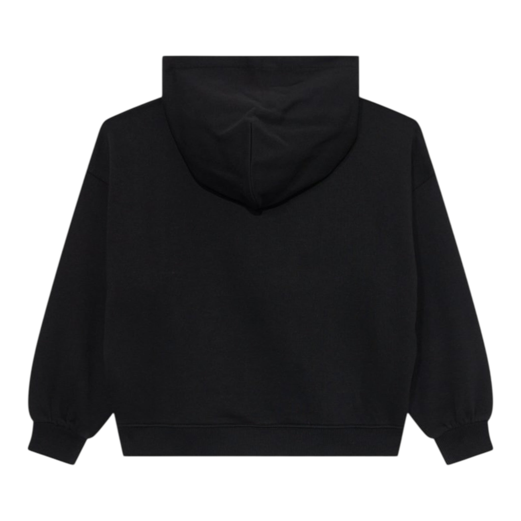 Calvin Klein Felpa tinta unita con Cappuccio E Logo Nero per Bambino IG0IG02989 NERO CALVIN KLEIN 