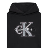 Calvin Klein Felpa Chiusa con Cappuccio tinta unita Nero per Bambina IG0IG03018 NERO CALVIN KLEIN 