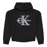 Calvin Klein Felpa Chiusa con Cappuccio tinta unita Nero per Bambina IG0IG03018 NERO CALVIN KLEIN 