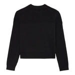 Calvin Klein Maglia Girocollo tinta unita con Logo Nero per Bambina IG0IG03046 NERO CALVIN KLEIN 