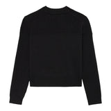 Calvin Klein Maglia Girocollo tinta unita con Logo Nero per Bambina IG0IG03046 NERO CALVIN KLEIN 