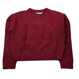 Calvin Klein Maglia Girocollo tinta unita con Logo Bordeaux per Bambina IG0IG03048XU4 BORDEAUX CALVIN KLEIN 
