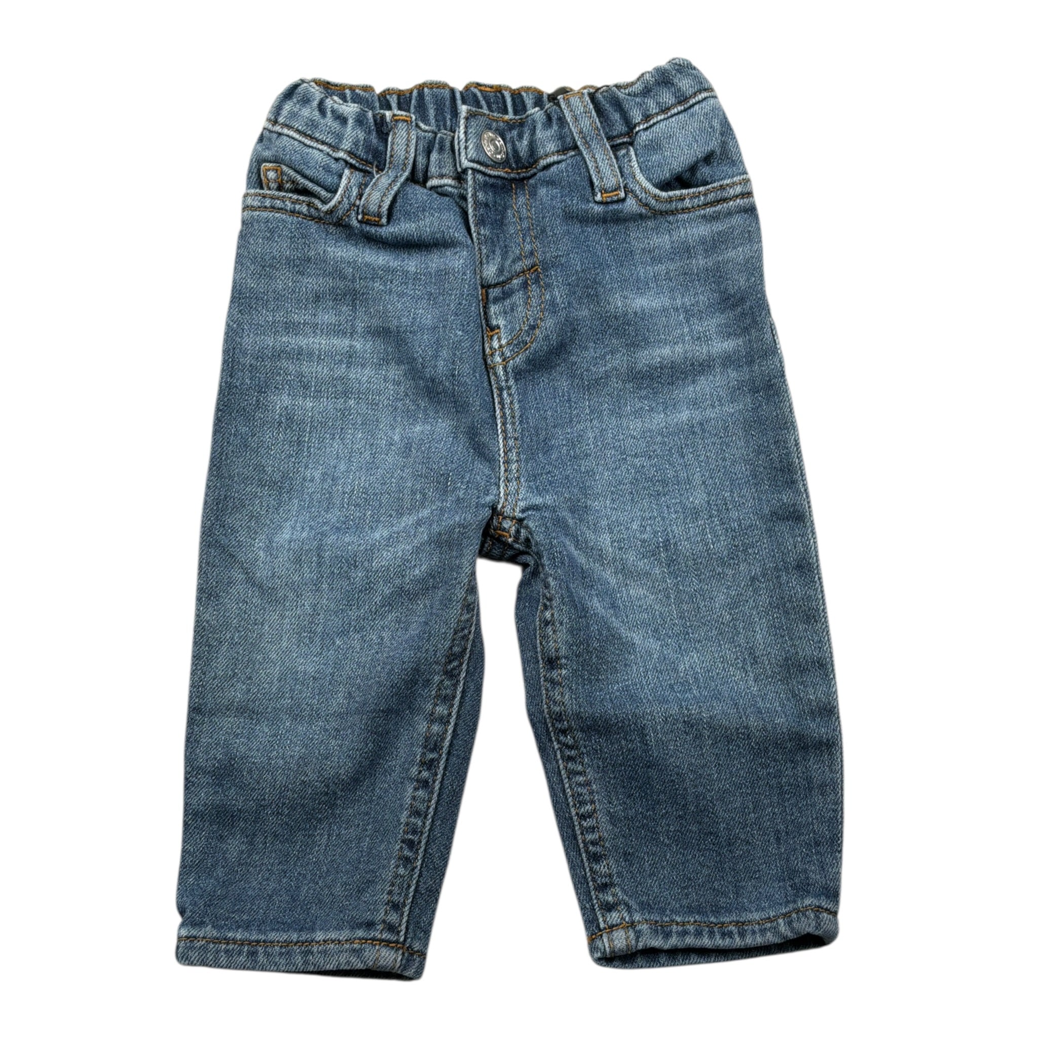 Calvin Klein Jeans tinta unita con Elastico In Vita Blu per Neonato IN0IN00219 BLU CALVIN KLEIN 