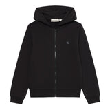 Calvin Klein Felpa Xon Zip E Cappuccio tinta unita Nero per Bambino IU0IU00707 NERO CALVIN KLEIN 