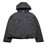 Canadian Giubbino tinta unita con Cappuccio Nero per Bambino CAP01466 NERO CANADIAN 