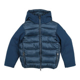 Canadian Giubbino tinta unita con Cappuccio Blu per Bambino CNG224221K BLU CANADIAN 