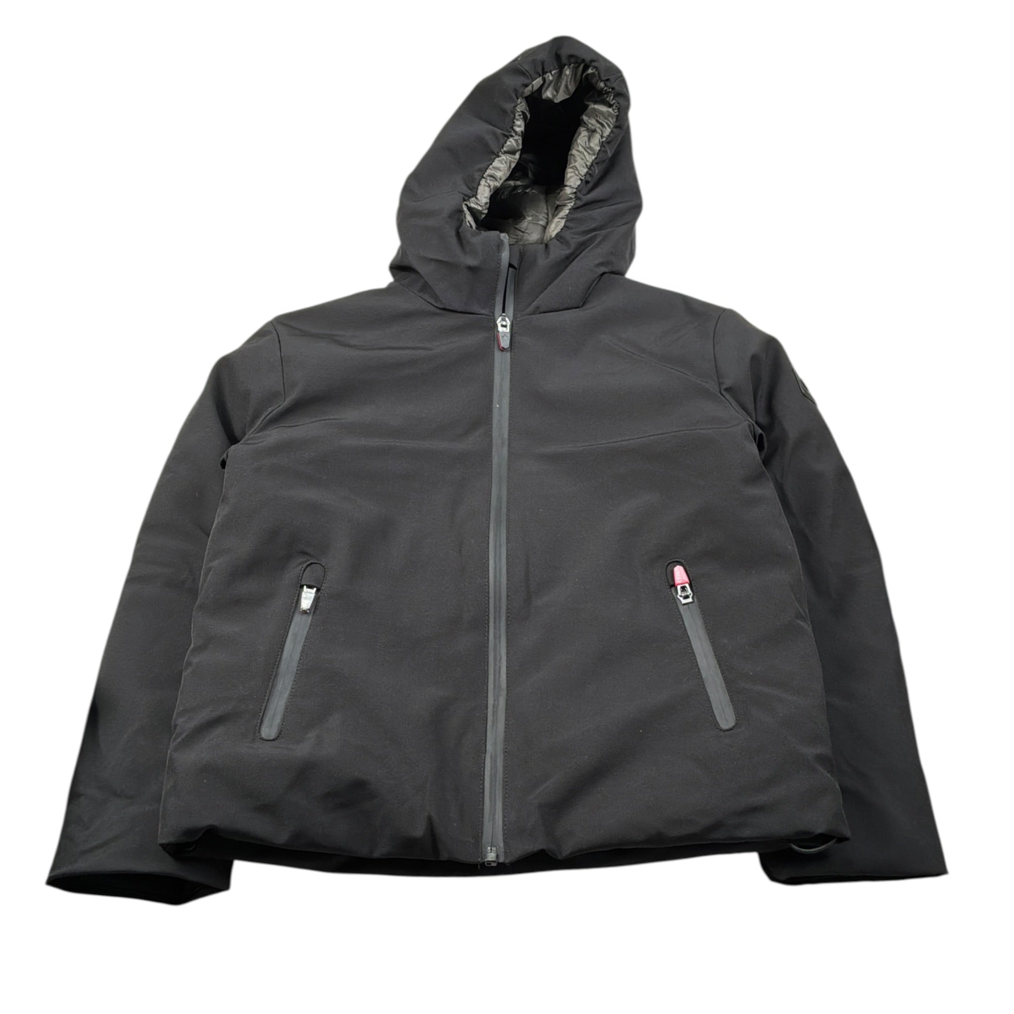Canadian Giubbino tinta unita con Cappuccio Nero per Bambino CNG224390K NERO CANADIAN 