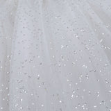 Carlo Pignatelli Abito Cerimonia tinta unita con Tulle Bianco per Bambina ABC3117CF BIANCO CARLO PIGNATELLI 