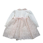Carlo Pignatelli Abito Cerimonia Bicolore con Tulle E Ricami Bianco per Neonata CP66520 BIANCO CARLO PIGNATELLI 