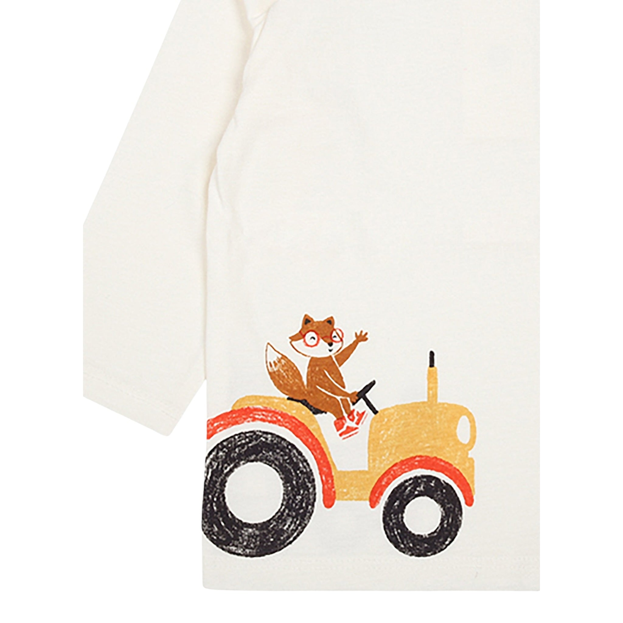 Carre'Ment Beau Shirt Girocollo tinta unita con Stampa Panna per Bambino Y30286J PANNA CARRE'MENT BEAU 