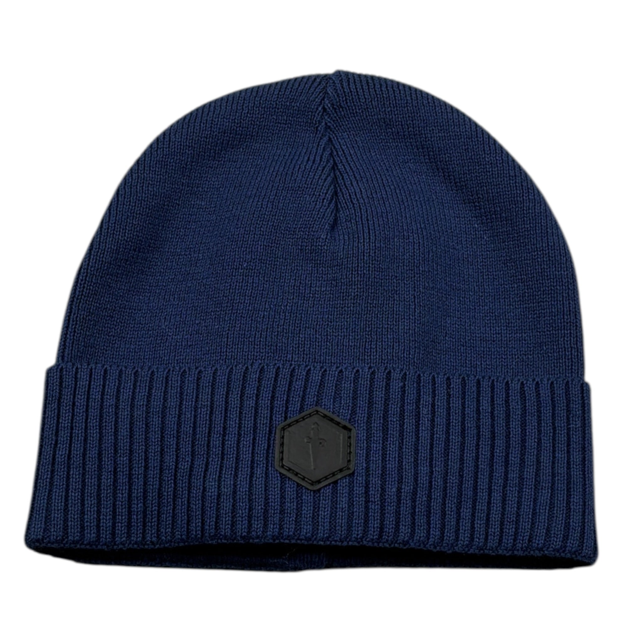 Cesare Paciotti Cappello tinta unita con Logo Blu per Neonato CAP6301B BLU CESARE PACIOTTI 