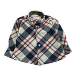 Cesare Paciotti Camicia Tricolore con Fantasia Panna per Neonato CMP6350JN PANNA CESARE PACIOTTI 