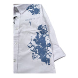 Cesare Paciotti Camicia tinta unita con Stampa Bianco per Neonato CMP6354BN BIANCO CESARE PACIOTTI 