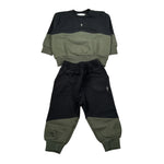 Cesare Paciotti Completo 2 Pezzi Felpa-Pantalone Nero/Verde per Neonato COMP6301B NERO/VERDE CESARE PACIOTTI 