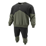 Cesare Paciotti Completo 2Pz Bicolore Felpa-Pantalone Nero/Verde per Bambino COMP6301J NERO/VERDE CESARE PACIOTTI 