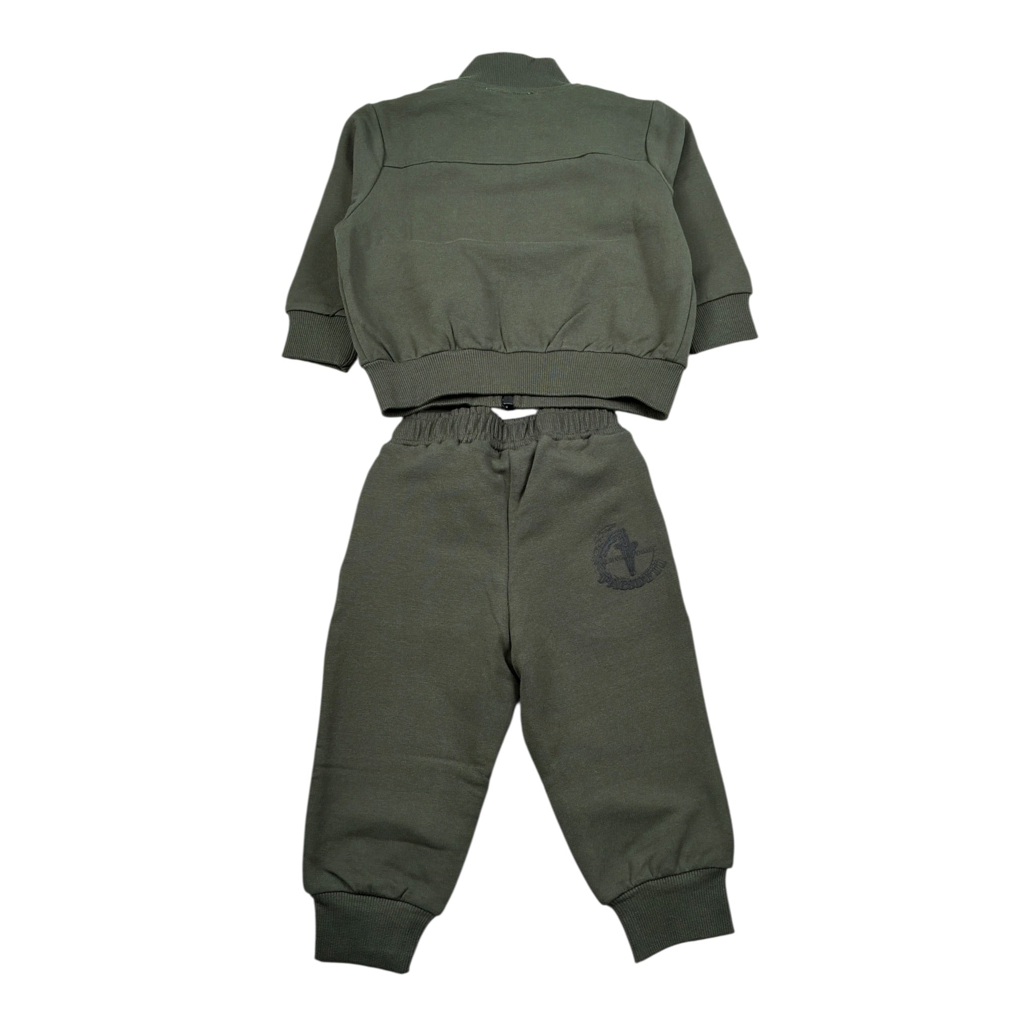Cesare Paciotti Completo 2 Pezzi Felpa-Pantalone tinta unita Verde per Neonato COMP6302B VERDE CESARE PACIOTTI 