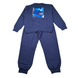 Cesare Paciotti Completo 2 Pezzi Felpa-Pantalone tinta unita Blu per Bambino COMP6308J BLU CESARE PACIOTTI 