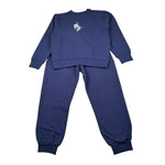 Cesare Paciotti Completo 2 Pezzi Felpa-Pantalone tinta unita Blu per Bambino COMP6308J BLU CESARE PACIOTTI 