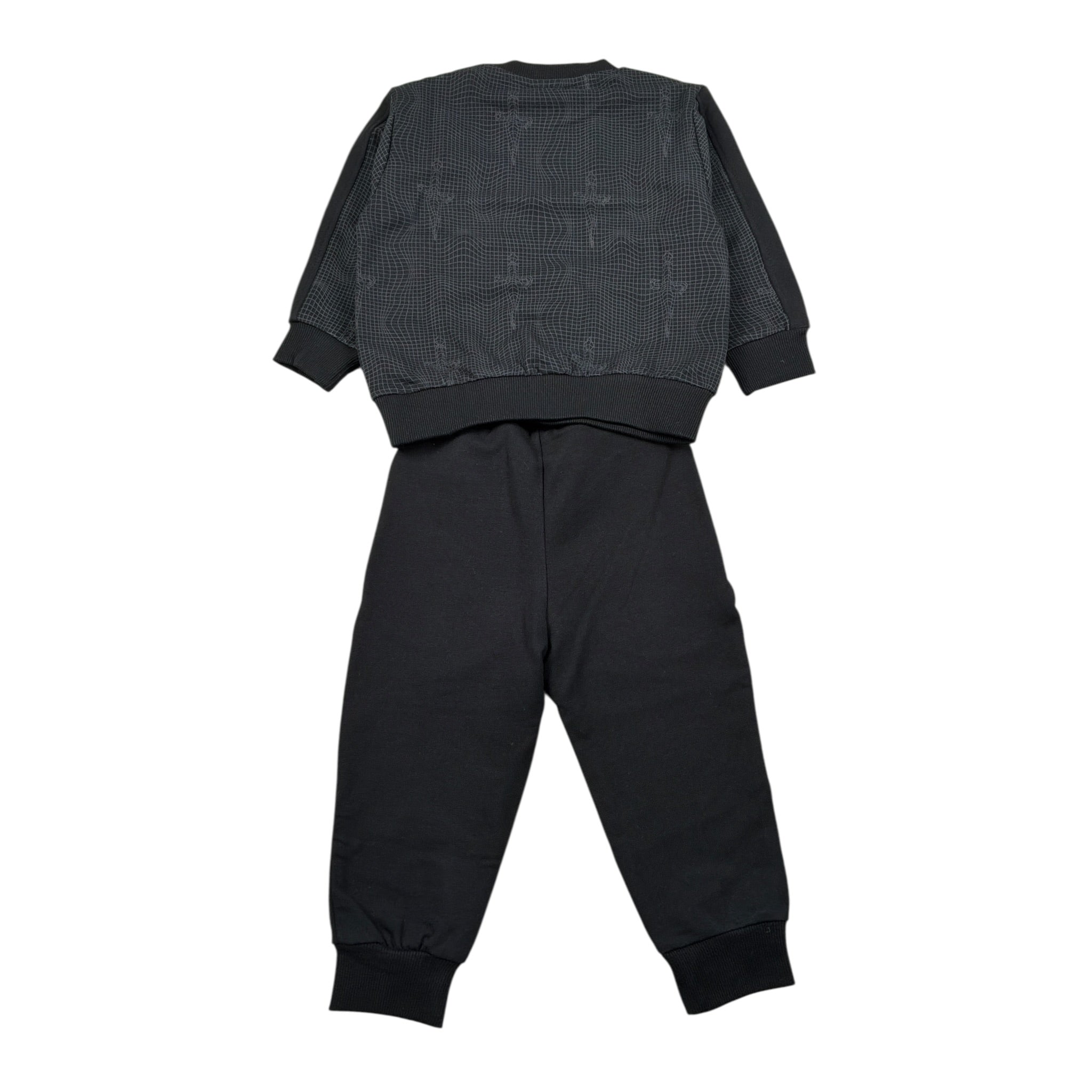 Cesare Paciotti Completo 2 Pezzi Felpa-Pantalone tinta unita Nero per Neonato COMP6313B NERO CESARE PACIOTTI 