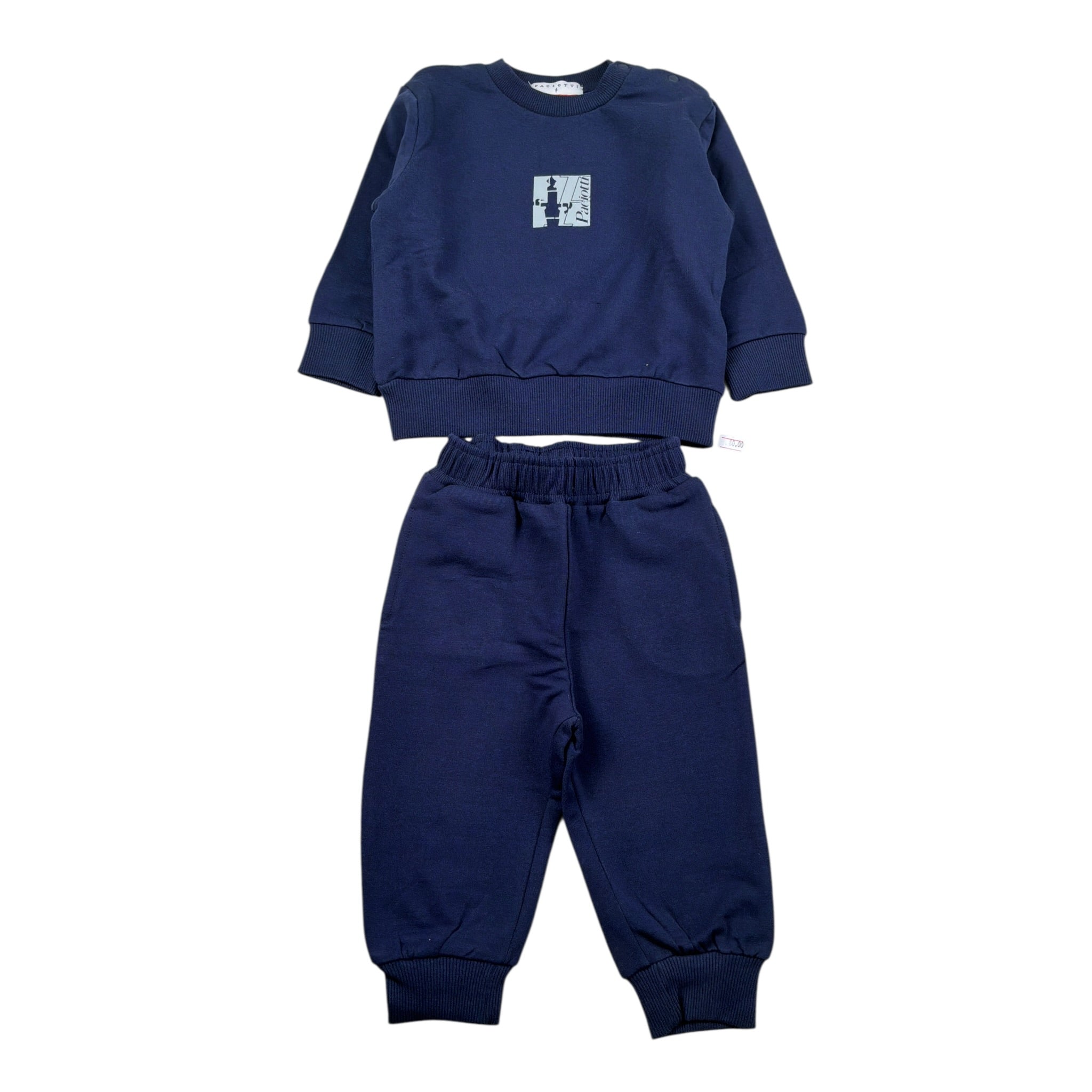 Cesare Paciotti Completo 2Pz tinta unita Felpa-Pantalone Blu per Neonato COMP63Q9B BLU CESARE PACIOTTI 