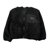 Cesare Paciotti Giubbino Modello Pelliccia con Zip E Cappuccio Nero per Bambino GBP6305B NERO CESARE PACIOTTI 