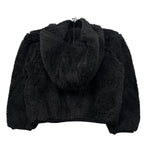 Cesare Paciotti Giubbino Modello Pelliccia con Zip E Cappuccio Nero per Bambino GBP6305B NERO CESARE PACIOTTI 