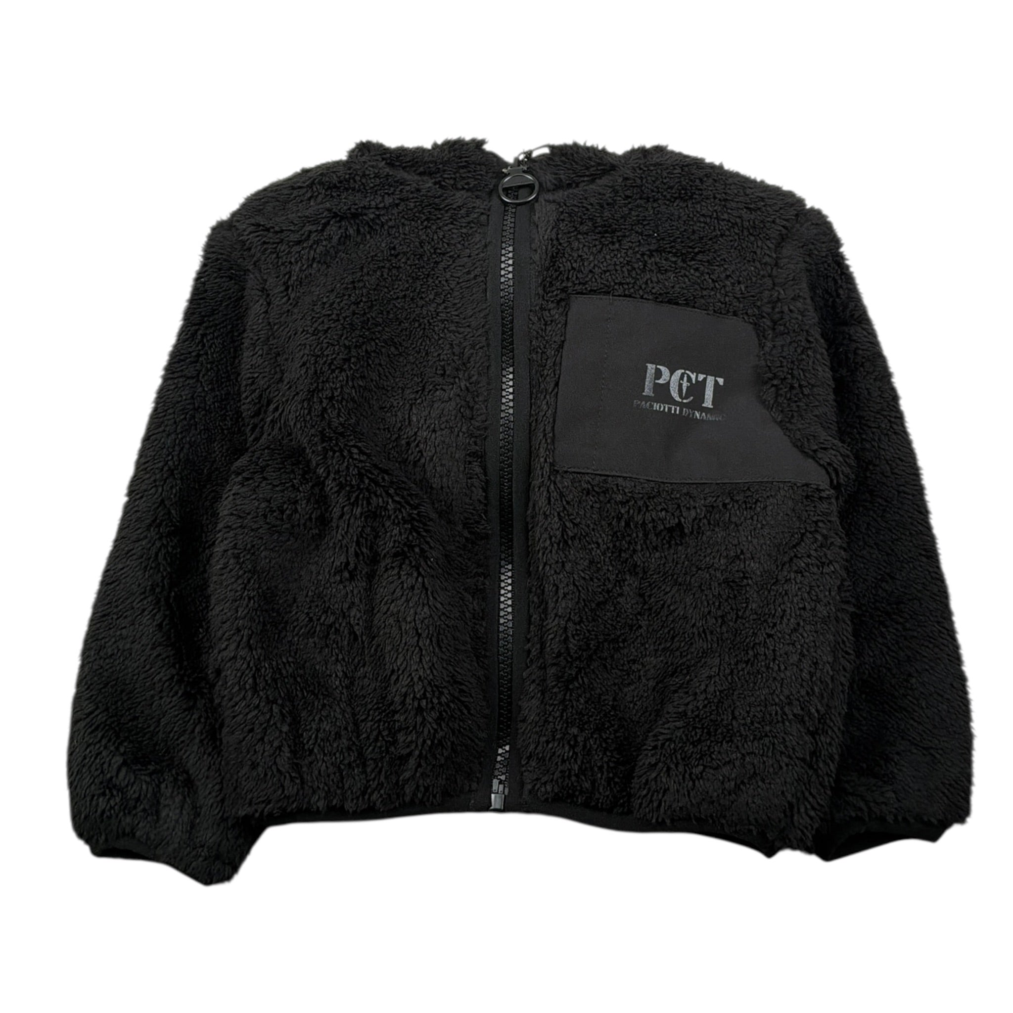 Cesare Paciotti Giubbino Modello Pelliccia con Zip E Cappuccio Nero per Neonato GBP6305BN NERO CESARE PACIOTTI 