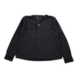 Cesare Paciotti Camicia tinta unita con Cappuccio Nero per Bambino GIP6301J NERO CESARE PACIOTTI 