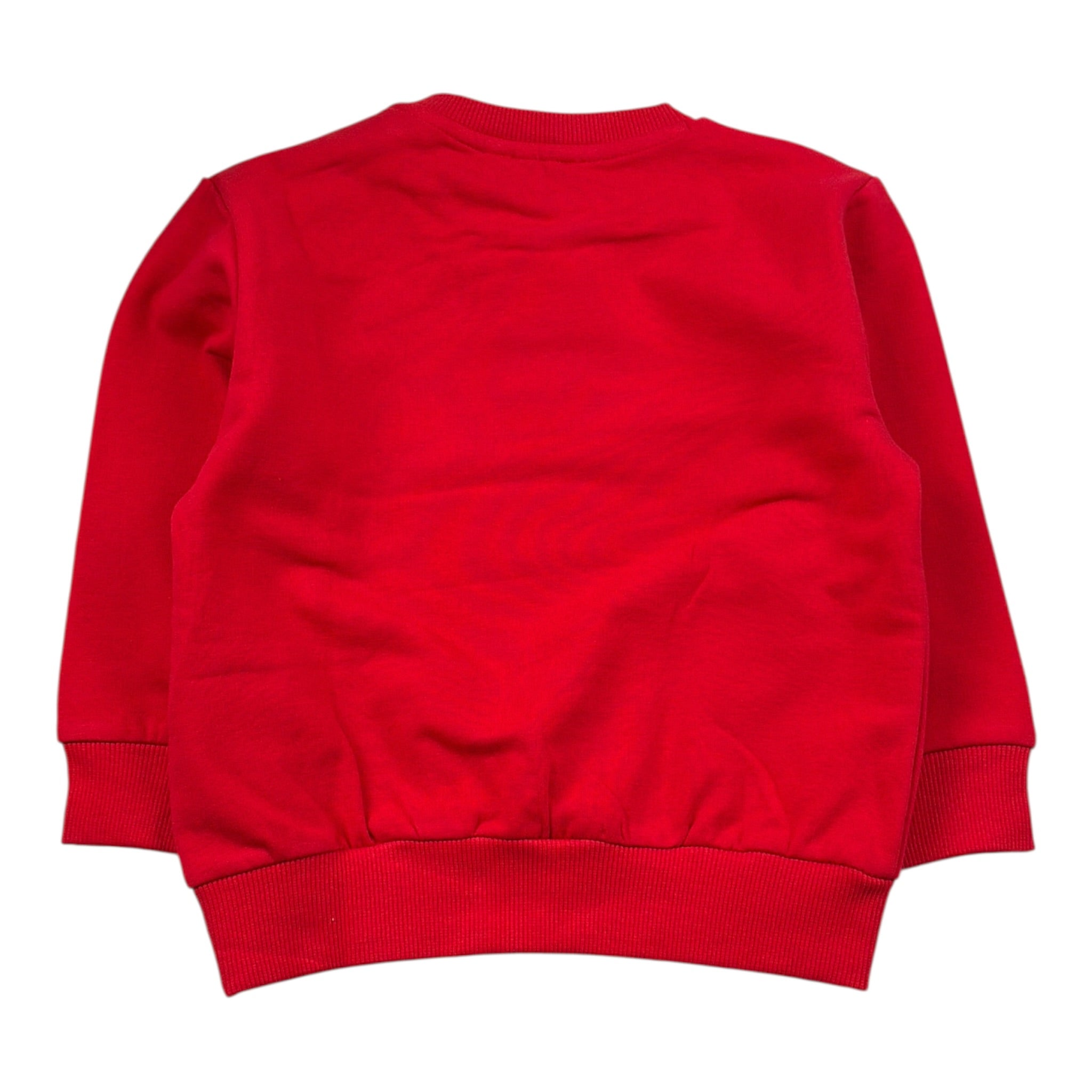 Cesare Paciotti Felpa Girocollo tinta unita con Stampa Rosso per Neonato MFP6302BX ROSSO CESARE PACIOTTI 