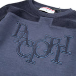 Cesare Paciotti Felpa Chiusa Girocollo tinta unita con Logo Blu per Bambino MFP6350BX BLU CESARE PACIOTTI 
