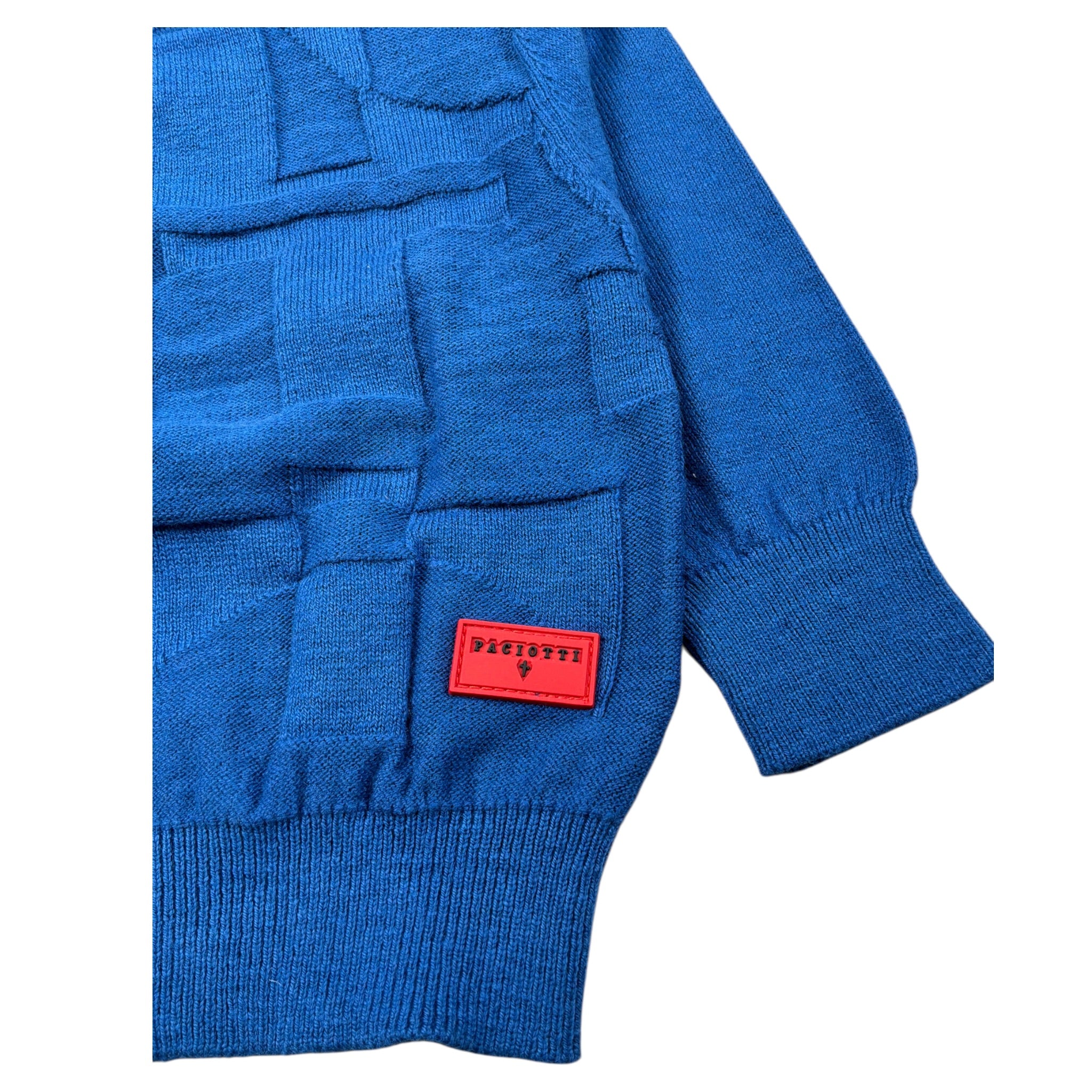 Cesare Paciotti Maglia Girocollo tinta unita Blu per Neonato MGP4356BN BLU CESARE PACIOTTI 