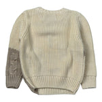 Cesare Paciotti Maglia Girocollo Bicolore Beige per Neonato MGP6358BXN BEIGE CESARE PACIOTTI 