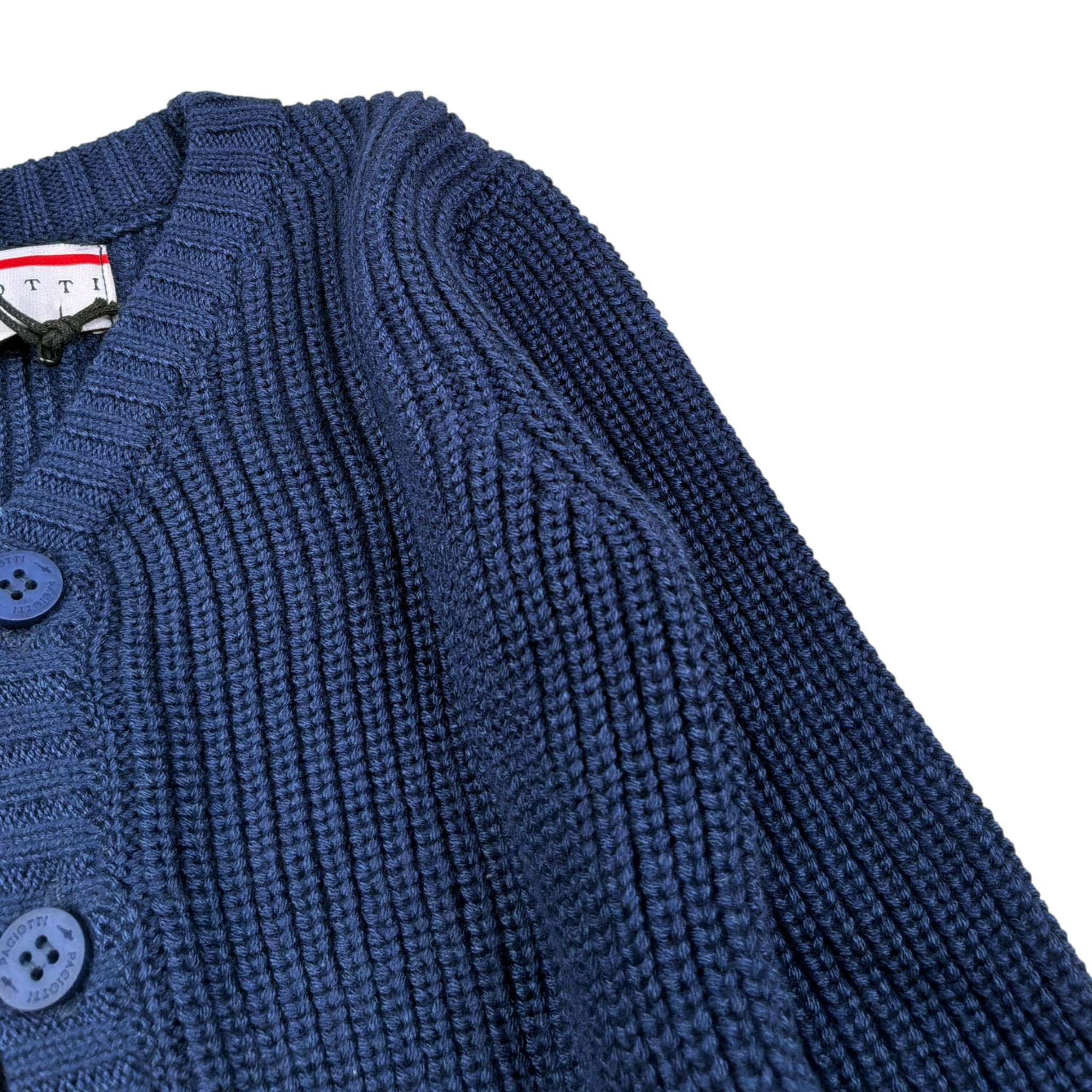 Cesare Paciotti Cardigan tinta unita con Logo Blu per Neonato MGP6362BX BLU CESARE PACIOTTI 