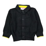 Cesare Paciotti Cardigan tinta unita con Colletto Nero per Neonato MGP6365BX NERO CESARE PACIOTTI 