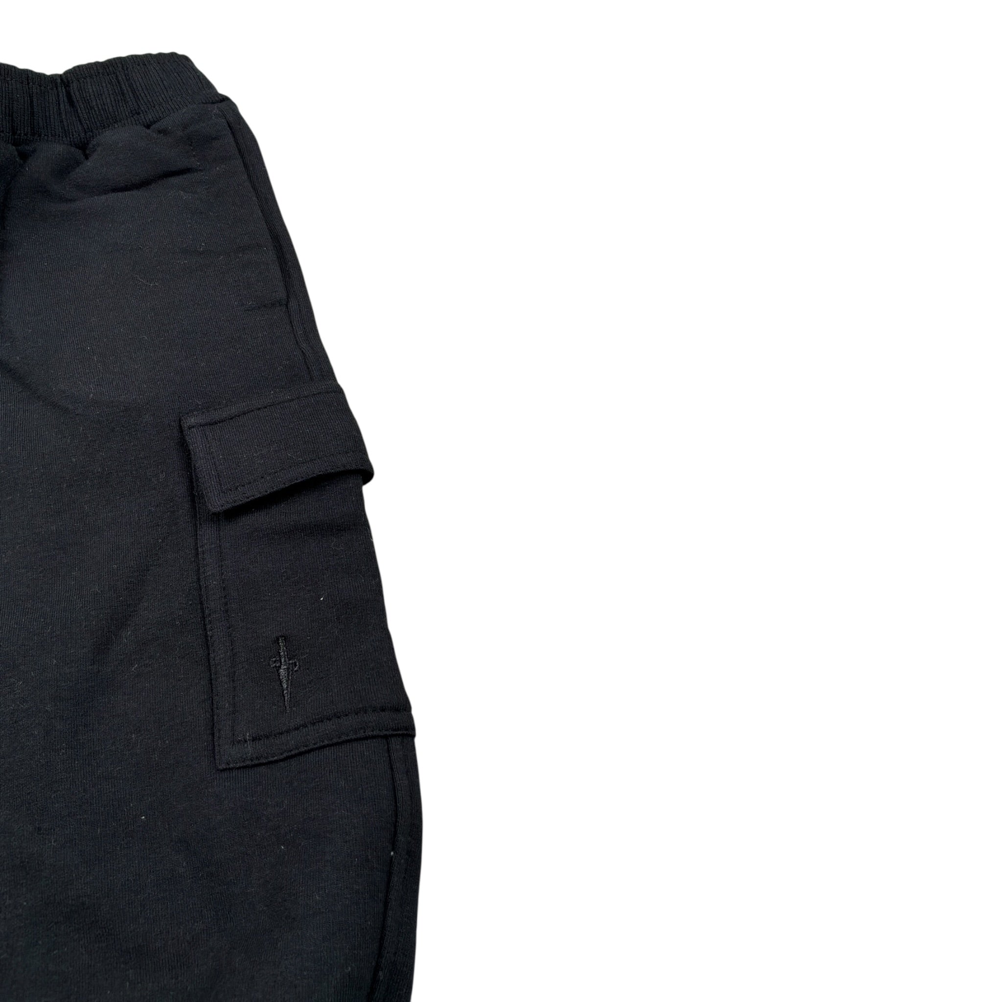 Cesare Paciotti Pantalone Tuta tinta unita Nero per Neonato PFP6301BNXXX NERO CESARE PACIOTTI 