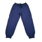 Cesare Paciotti Pantalone tinta unita con Alstico In Vita Blu per Bambino PFP6301JXX BLU CESARE PACIOTTI 