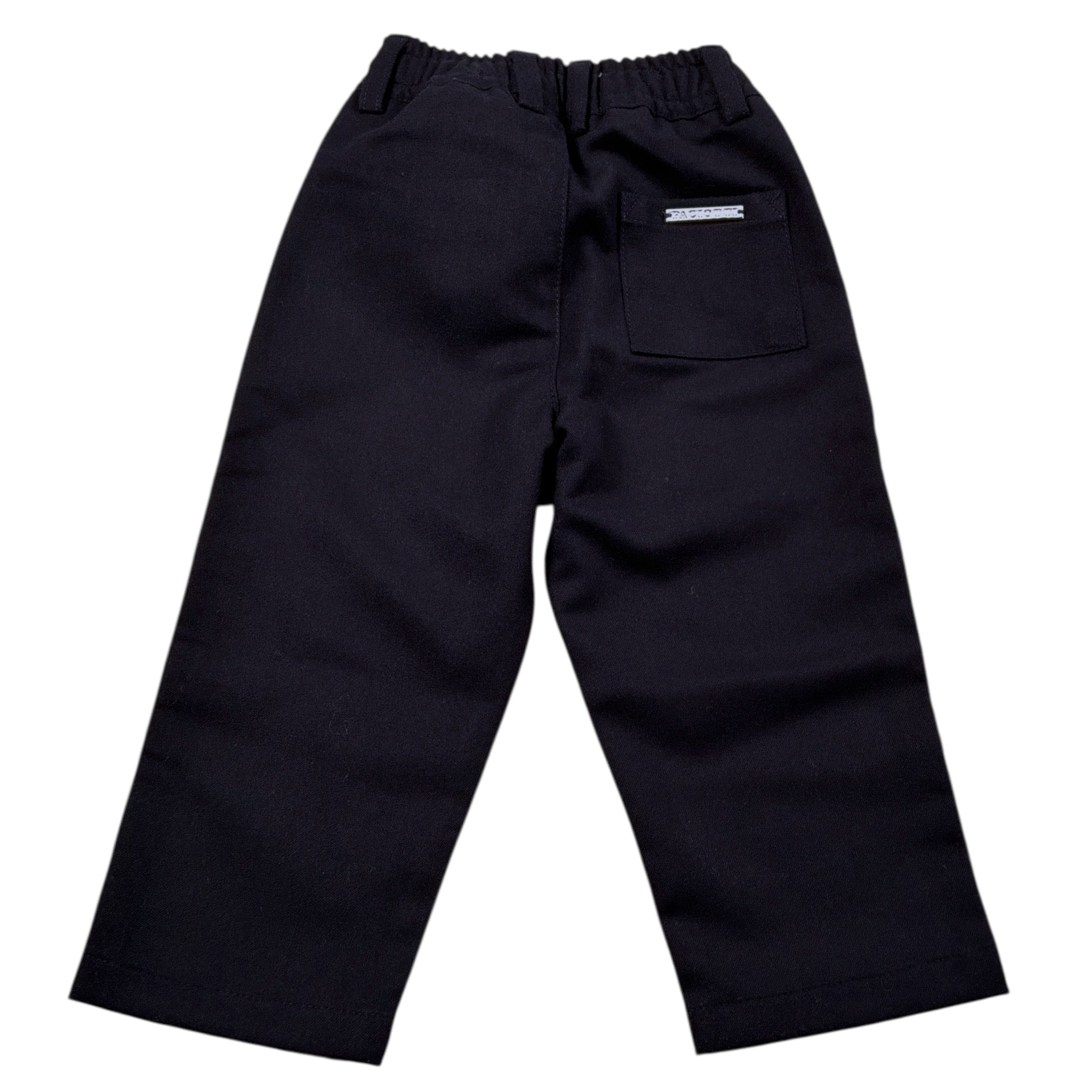 Cesare Paciotti Pantalone tinta unita con Elastico In Vita Blu per Neonato PTP6356B BLU CESARE PACIOTTI 