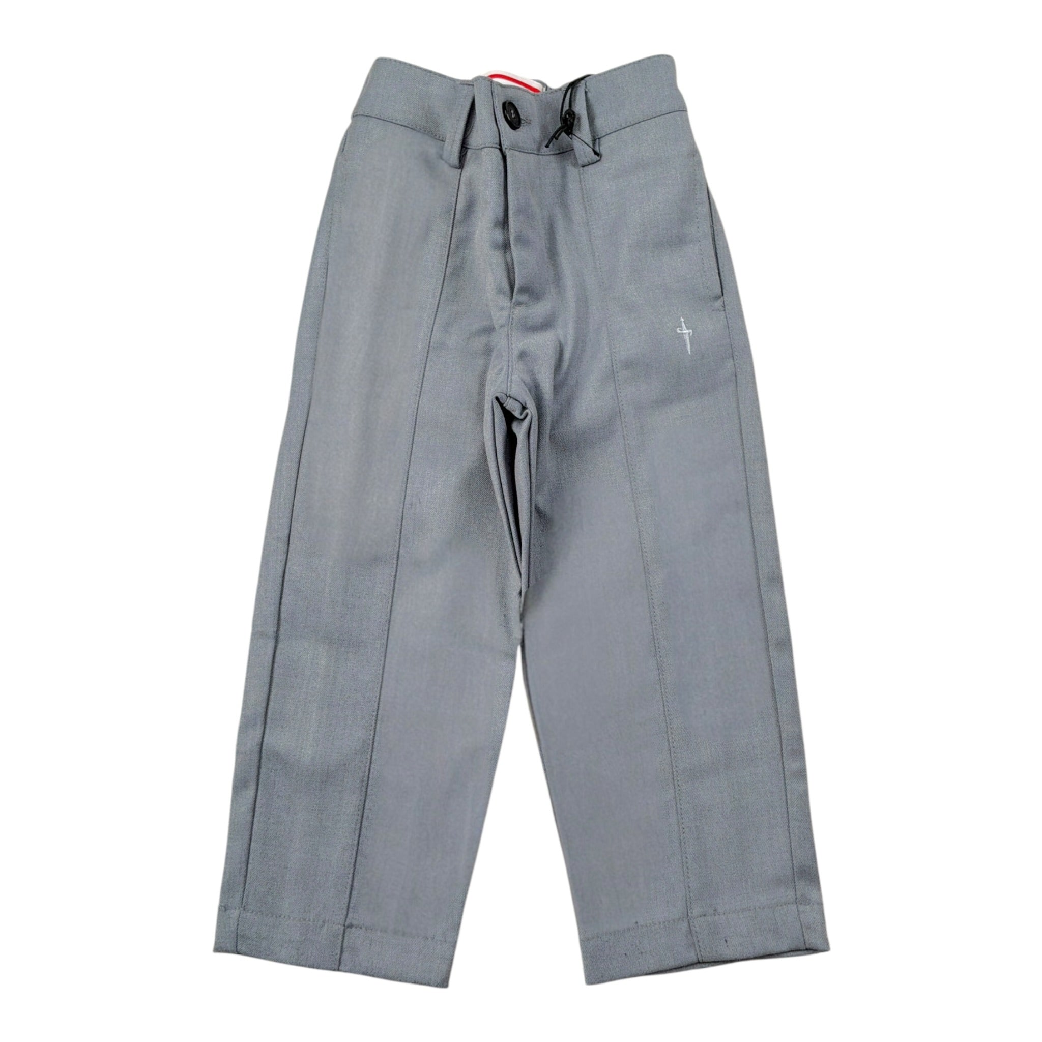 Cesare Paciotti Pantalone tinta unita con Elastico In Vita Grigio per Bambino PTP6357BX GRIGIO CESARE PACIOTTI 