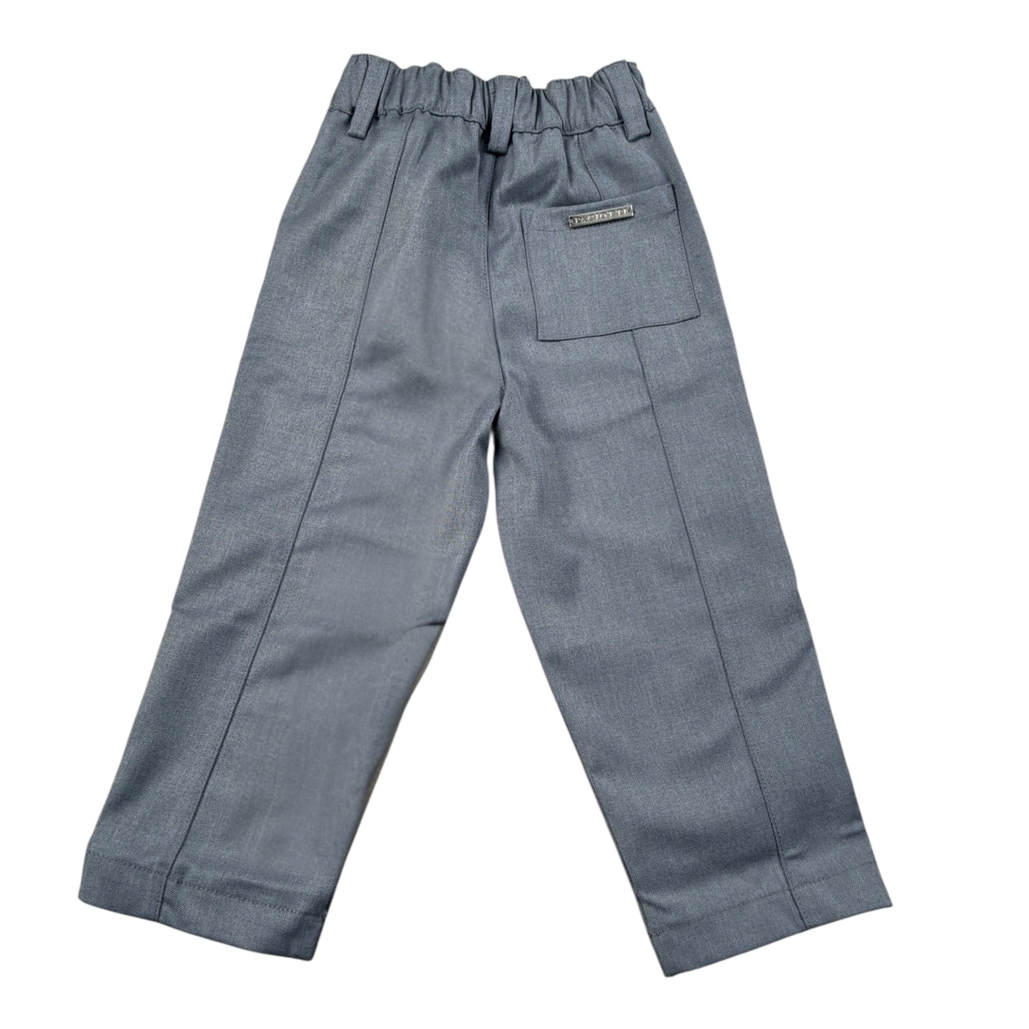 Cesare Paciotti Pantalone tinta unita con Elastico In Vita Grigio per Neonato PTP6357BXX GRIGIO CESARE PACIOTTI 