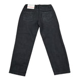 Cesare Paciotti Jeans tinta unita con Girovita Regolabile Nero per Bambino PTP6362BX NERO CESARE PACIOTTI 