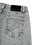 Cesare Paciotti Jeans tinta unita con Girovita Regolabile Grigio per Bambino PTP6363B GRIGIO CESARE PACIOTTI 